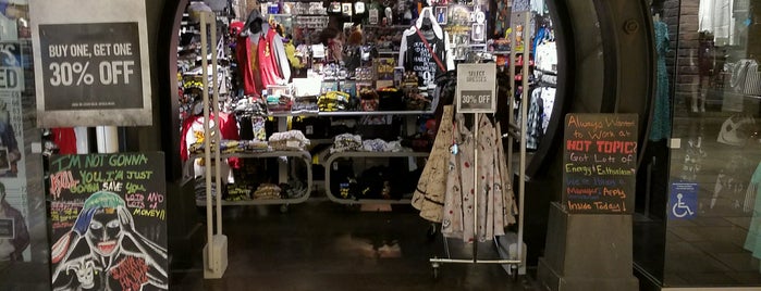 Hot Topic is one of places to go on holiday.