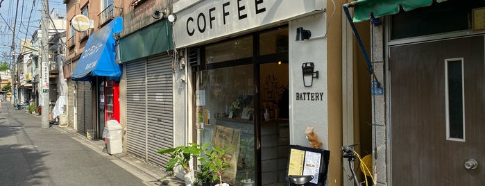 COFFEE BATTERY is one of Allpress Espressoなコーヒースタンド＆カフェ.