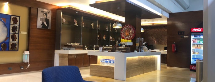 Air India Business Lounge is one of Lugares favoritos de Engin.