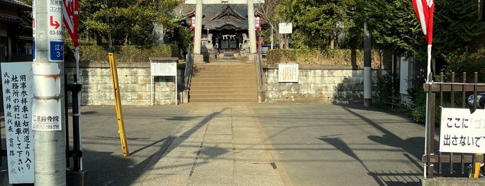 江古田 氷川神社 is one of 神輿で訪れた場所-1.