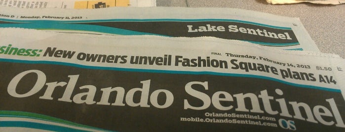 Orlando Sentinel is one of To Try - Elsewhere33.