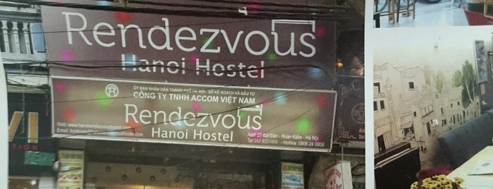 Rendezvous Hanoi Hostel is one of Lieux qui ont plu à Sada.