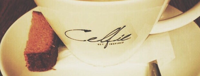 Celfie is one of coffee •Athens•.