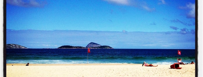 Leblon Beach is one of Rio.