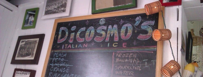 DiCosmo's Italian Ices is one of Big Belf's Big List of Queens Eats.