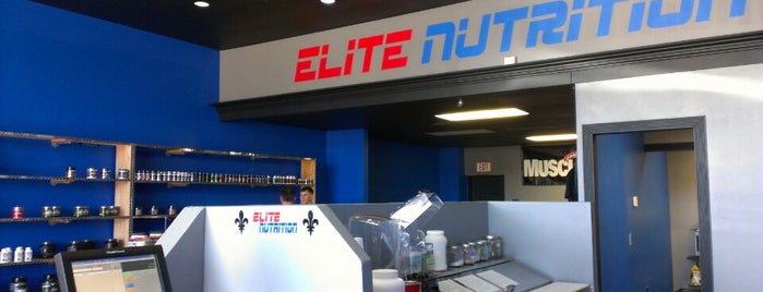 Elite Nutrition is one of My places.