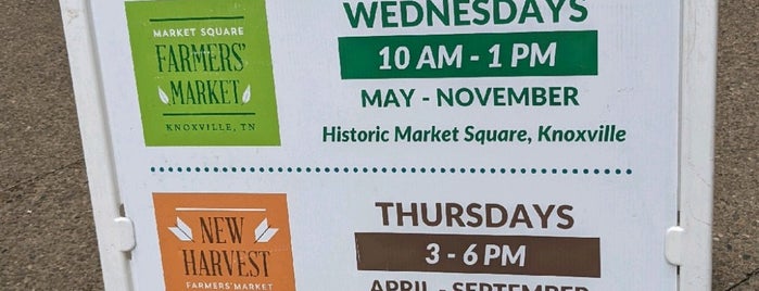 Market Square Farmers' Market is one of Knoxville.