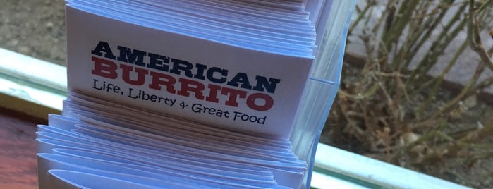 American Burrito is one of Locais curtidos por NikNak.