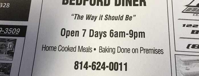 Bedford Diner is one of visits.