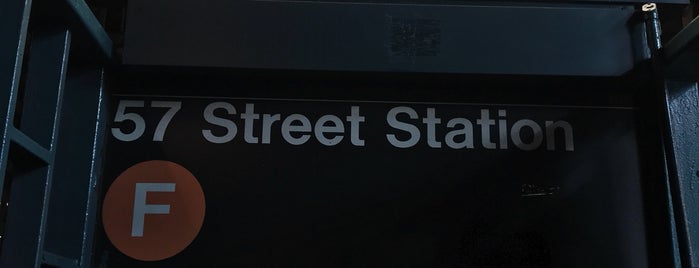 MTA Subway - 57th St (F) is one of NYC Subway.