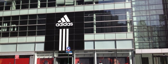 adidas Brand Flagship Center is one of NYC.