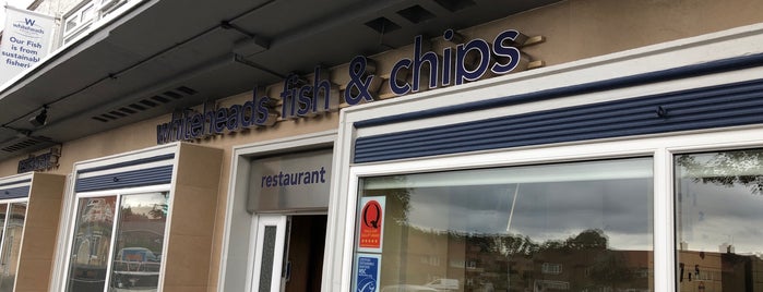 Whitehead's Fish & Chips is one of Favourite Places to Eat.