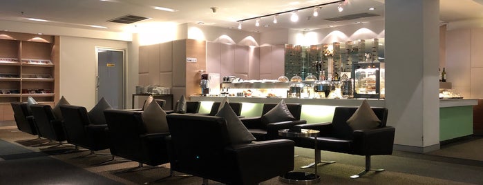 CIP First Class Lounge Concourse A is one of How many airports can I visit?.