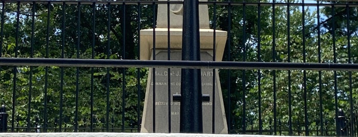 J.E.B. Stuart Monument & Mortal Wounding Site is one of Civil War History - All.