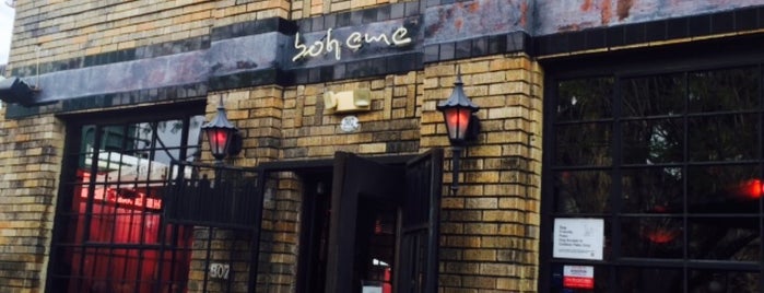 Boheme is one of HTown Bar Scene.