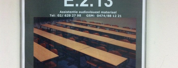 E.2.13 is one of Vrije Universiteit Brussel.