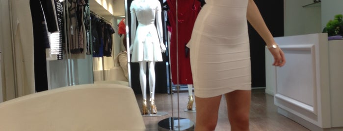 Herve Leger is one of Deniz 님이 저장한 장소.