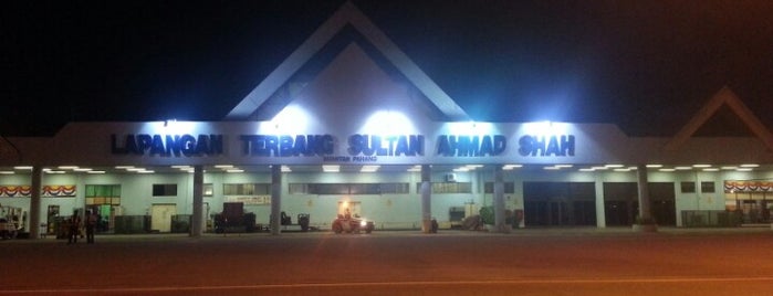 Sultan Ahmad Shah Airport (KUA) is one of Gespeicherte Orte von JRA.