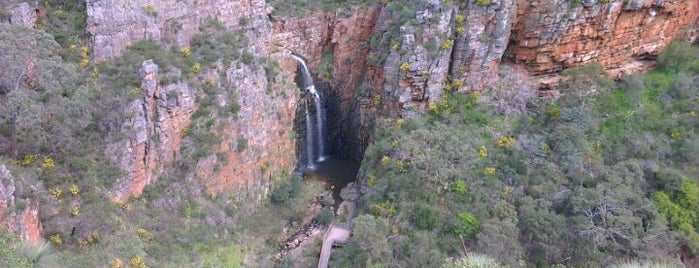 Morialta Falls is one of Adelaide 吃拉撒.