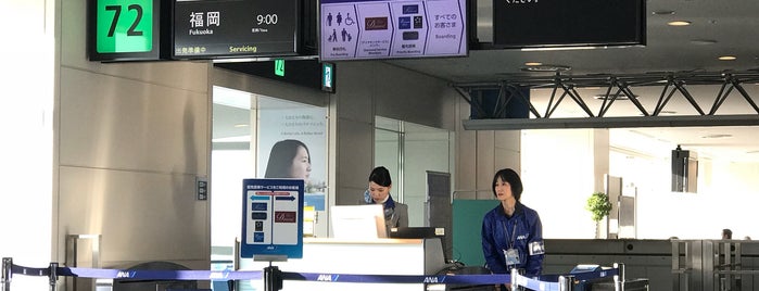 Gate 72 is one of 羽田空港(Haneda Airport, HND/RJTT).