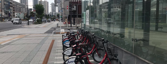 H1-51.Toyosu Transportation Square East - Tokyo Koto City Bike Share is one of 東京の東側のバイクシェアのサイクルポート🚲.