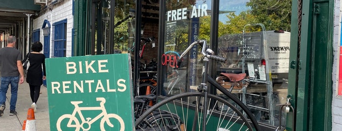 Waterfront Bicycle Shop is one of new york sights.