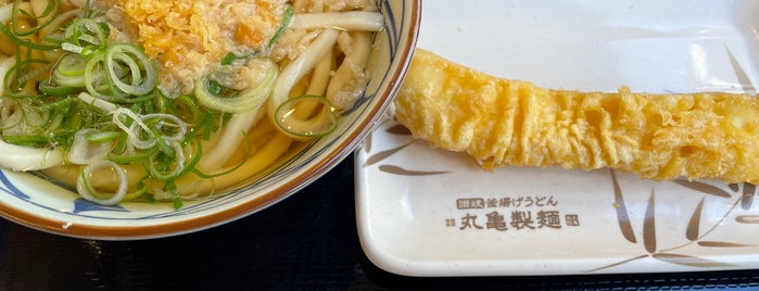 丸亀製麺 松山六軒家店 is one of Must-visit Ramen or Noodle House in 松山市.