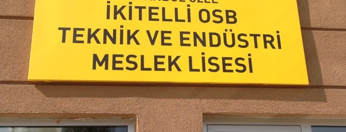 İOSB teknik ve Endüstri Meslek Lisesi is one of Posti che sono piaciuti a cihanair.