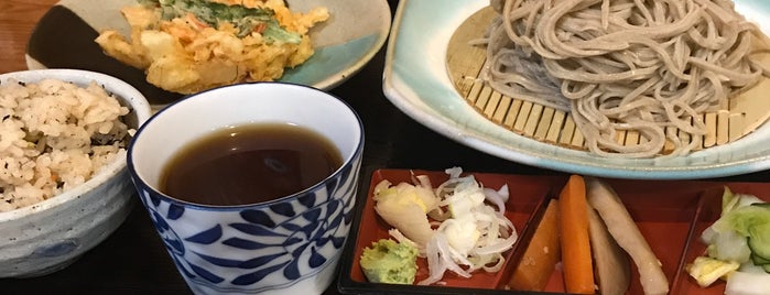 ふみきりそば is one of Asian Food(Neighborhood Finds)/SOBA.