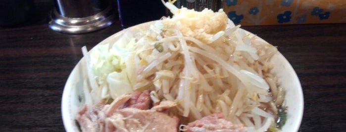 大甕 大盛軒 is one of ラーメン二郎本家と愉快なインスパイアたち(東日本).