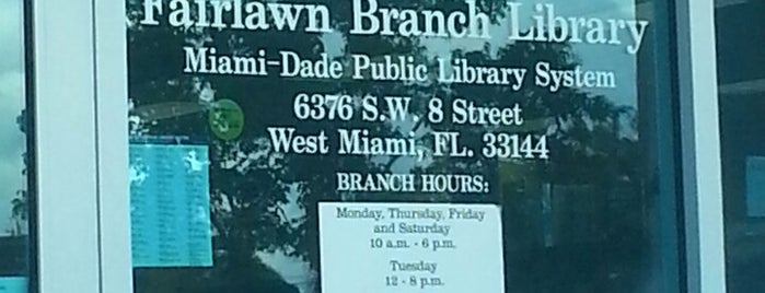 Fairlawn Library is one of Libraries That I've Been To (Continually Updated).