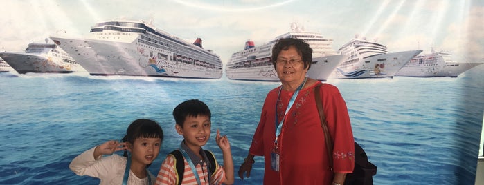 Star Cruises SuperStar Libra is one of Airport, Cruise terminal, Train station,.