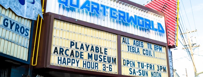 Quarterworld Arcade is one of Portland, OR.