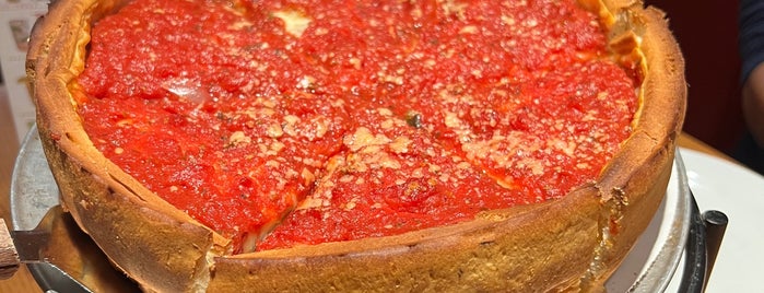 Giordano's is one of Give me pizza or give me death.