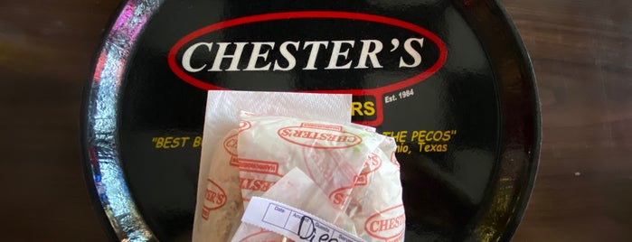 Chester's Hamburgers is one of San Antonio: Two Stars.