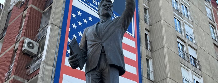 Bill Clinton Statue is one of Balkan 19.