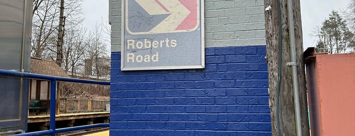 SEPTA NHSL Roberts Road Station is one of SEPTA Norristown High Speed Line.