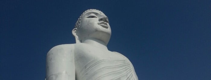 Bahirawakanda Buddha statue is one of Sri-Lanka.
