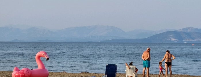 Kavos Beach is one of Corfu beaches.