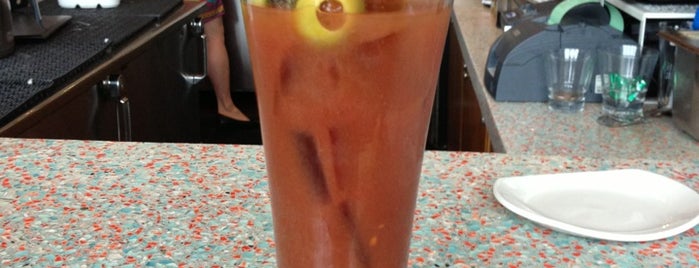 South Congress Cafe is one of Austin Bloody Mary's.