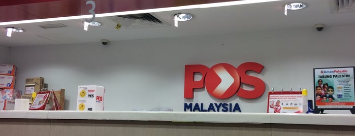 POS Malaysia is one of Tempat yang Disukai MAC.