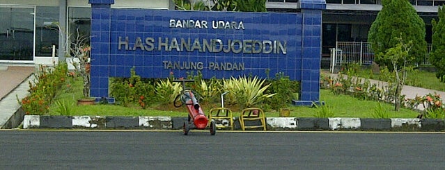 H.A.S. Hanandjoeddin Airport (TJQ) is one of Airports in Indonesia.