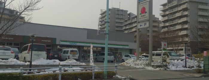 ファミリーマート 若葉台一丁目店 is one of 東京近辺の駐車場付コンビニ2.