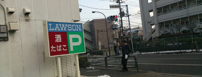 ローソン 石神井台四丁目店 is one of 東京近辺の駐車場付きコンビニ.