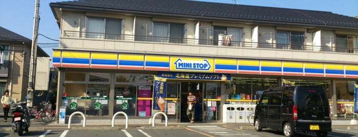 ミニストップ さいたま上大久保店 is one of 東京近辺の駐車場付コンビニ2.