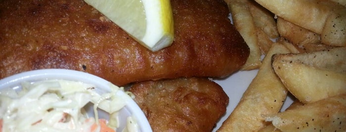 The Atlantic Bar & Grill is one of Fish N Chips.