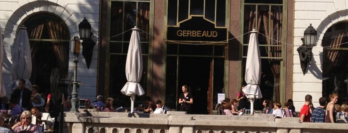 Café Gerbeaud is one of Budapest.