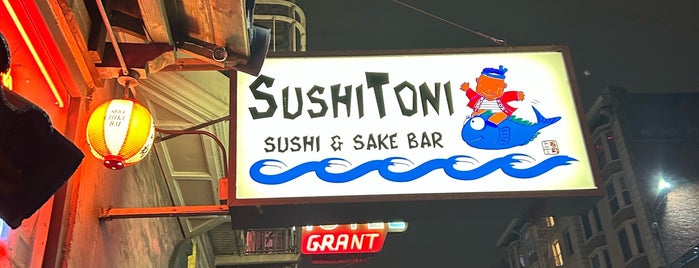 Sushi Toni is one of Nob Hill Lyfe.