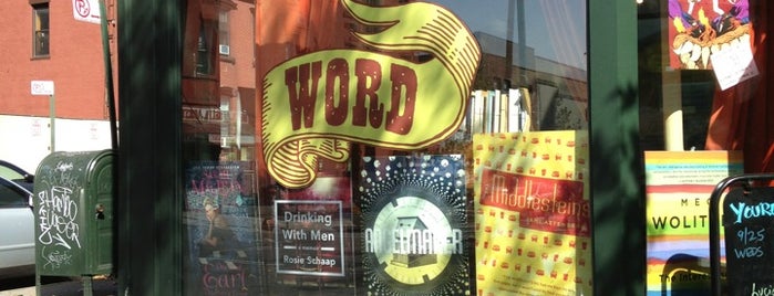 WORD Brooklyn is one of NY bookstores.