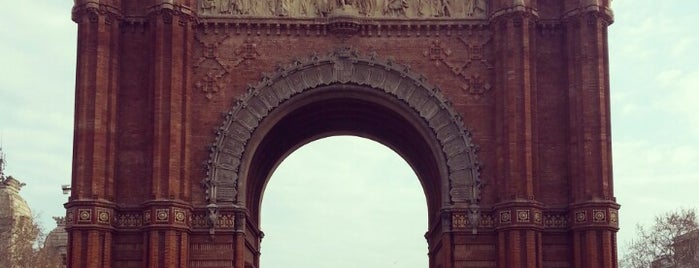 Arco del Triunfo is one of Malaga-Barcelona-Milan.